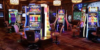 Layar permainan Bonanza Gold di moga4d menampilkan grid 6x5 dengan simbol emas dan fitur tumbling
